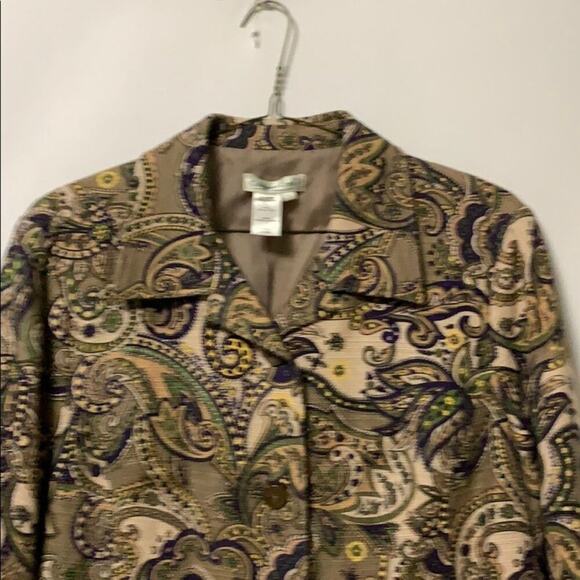 COLDWATER CREEK BEAUTIFUL PAISLEY JACKET S… - Picture 2 of 7